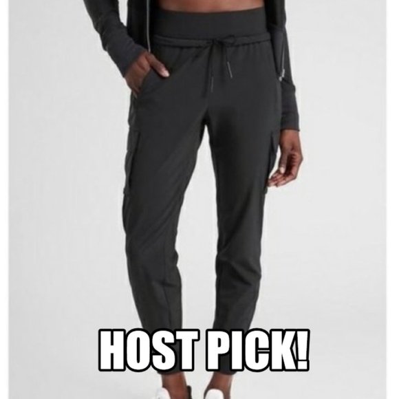 Athleta Pants & Jumpsuits Athleta Black Sutton Cargo Jogger Petite Poshmark